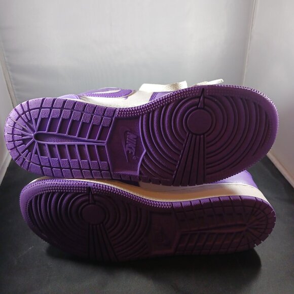 Nike Air Jordan Retro Mid Preschool Purple Venom White size 5.5Y - Picture 10 of 11
